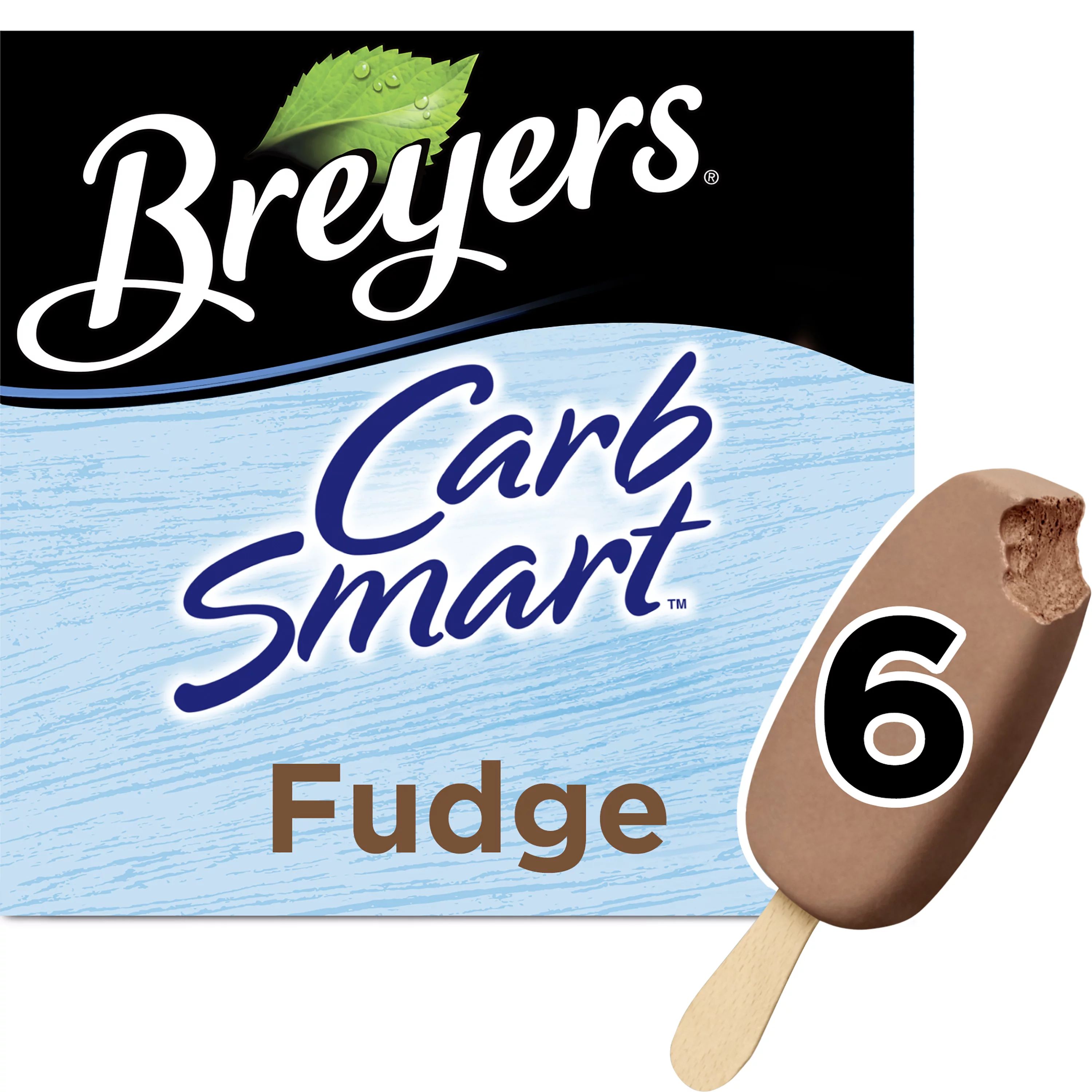 Breyer's CarbSmart™ Frozen Dairy Dessert Fudge Bars 18 oz 6 ct - Walmart.com | Walmart (US)