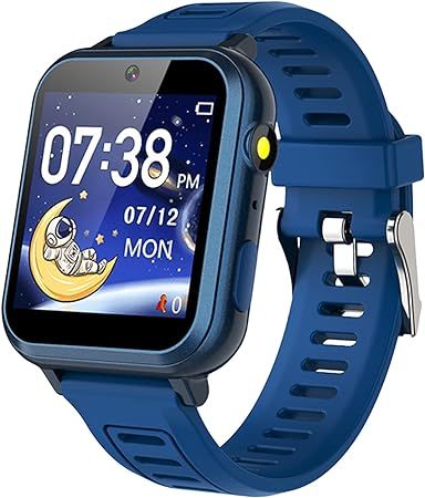 Kids Game Smart Watch for Kids with 24 Puzzle Games HD Touch Screen Camera Music Player Pedometer... | Amazon (US)