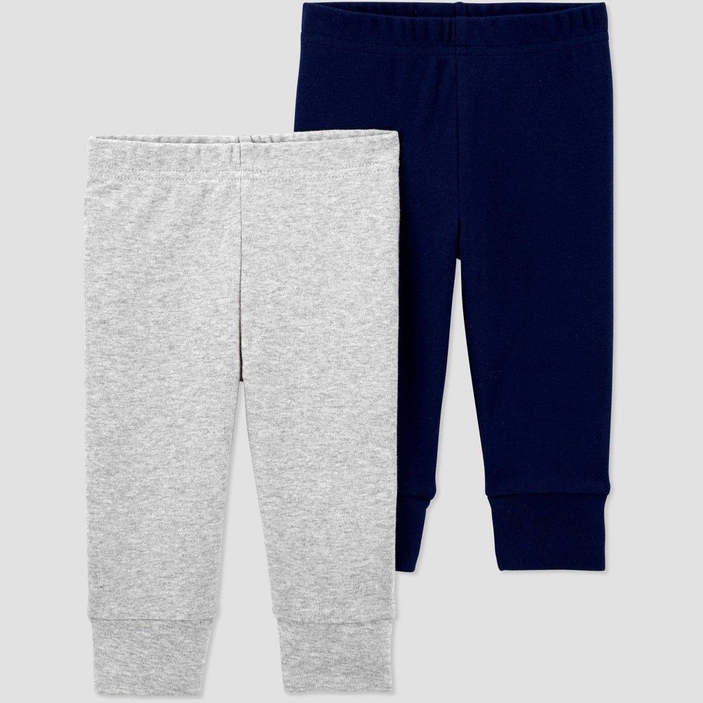 Baby Boys' 2pk Pull-On Pants - Just One You® made by carter's Navy/Gray | Target