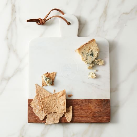 Marble + Wood Cutting Board - Rectangle | West Elm (US)