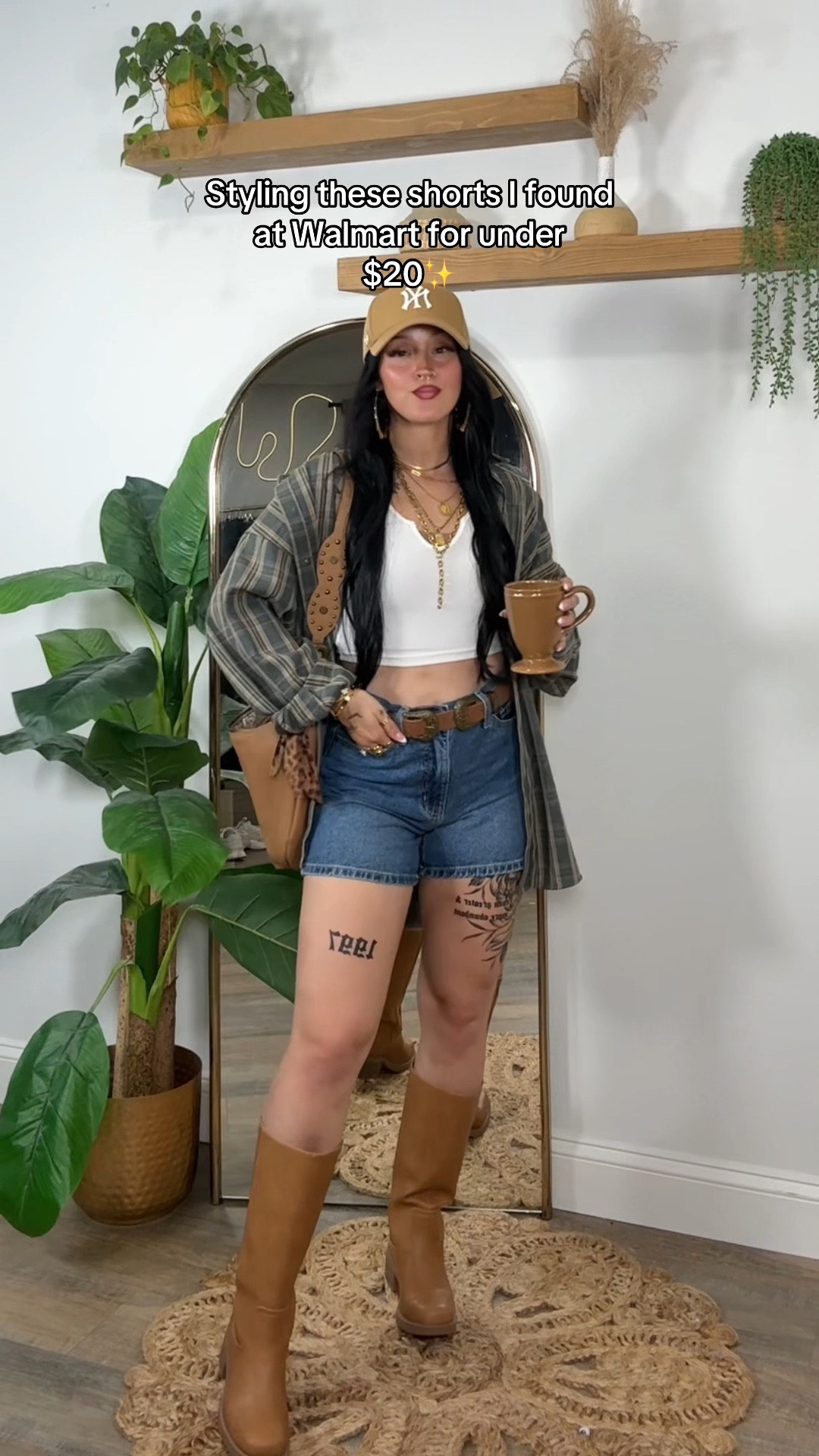 Walmart sizing runs slightly big for me! ♥️ I’m 5’3 & 133 in a size 2 