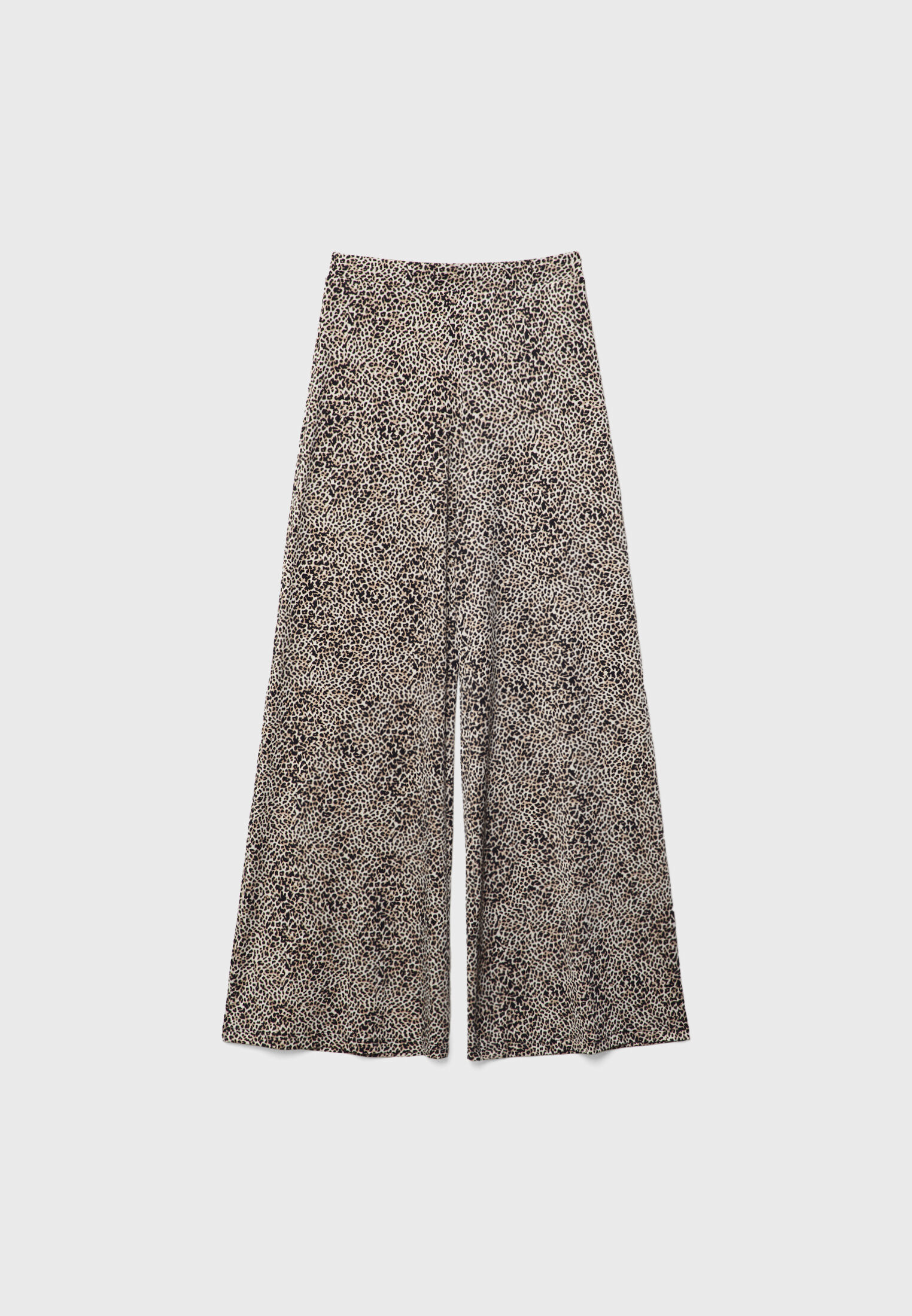 Leopard print flared trousers - Women's fashion | Stradivarius United Kingdom | Stradivarius (UK)