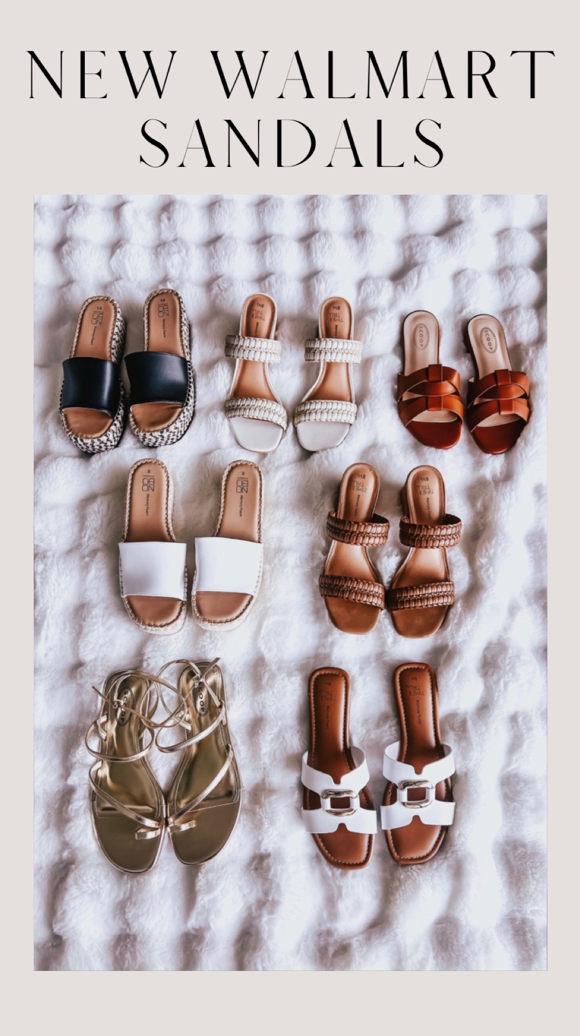 New Walmart sandals! 

#LTKstyletip #LTKshoecrush #LTKSeasonal