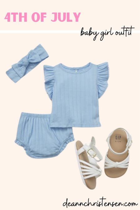 Baby girl 4th of July outfit 🩵 #babygirloutfit #babygirlstyle #babygirloutfits #summerstyle #babystyle #babyoutfits #4thofjuly #4thofjulyoutfits 
#summeroutfits

#LTKbaby #LTKstyletip #LTKSeasonal