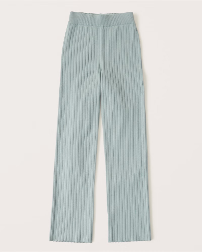 Straight-Leg Sweater Pants | Abercrombie & Fitch (US)