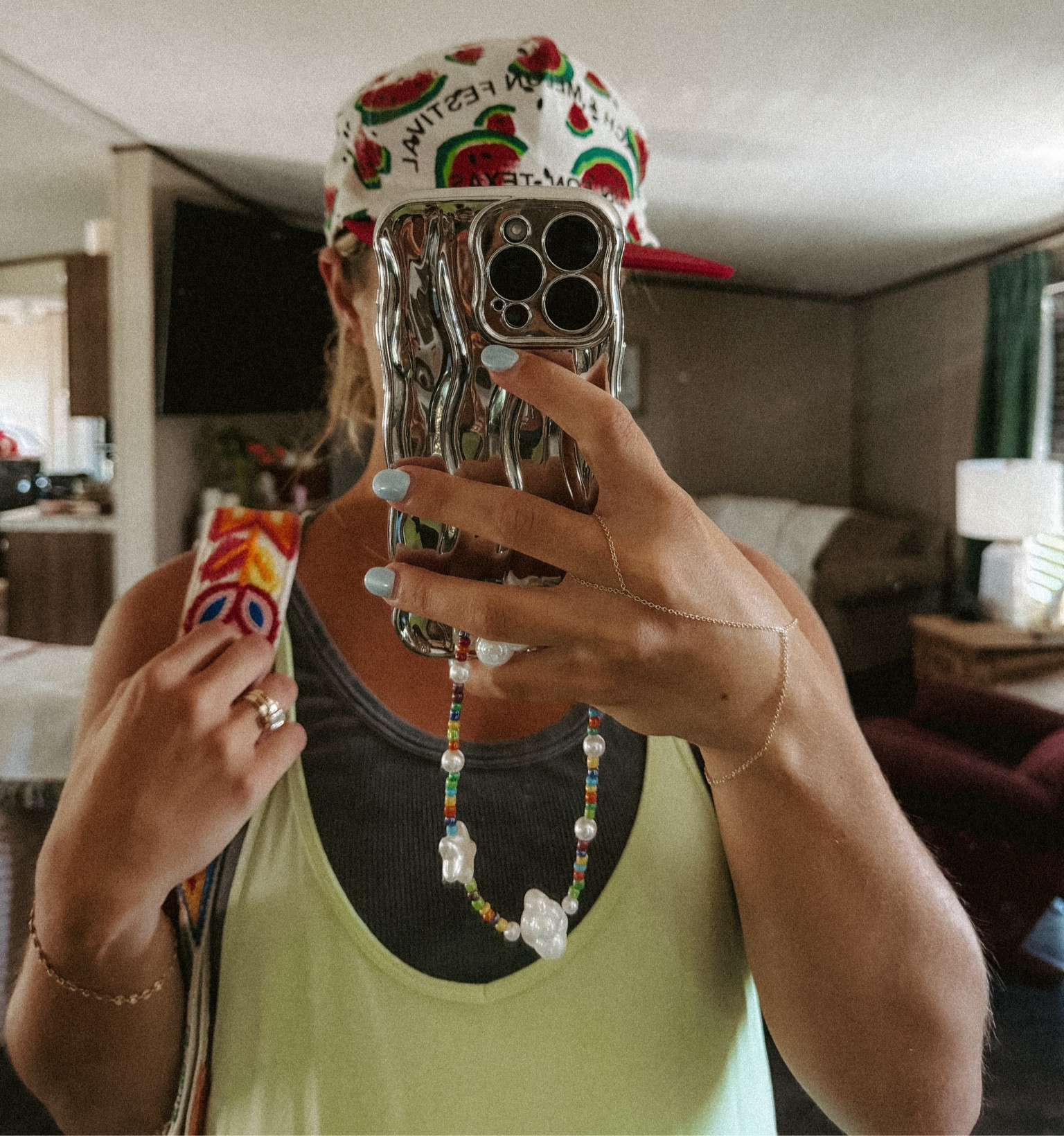 phone case + charm 🌈