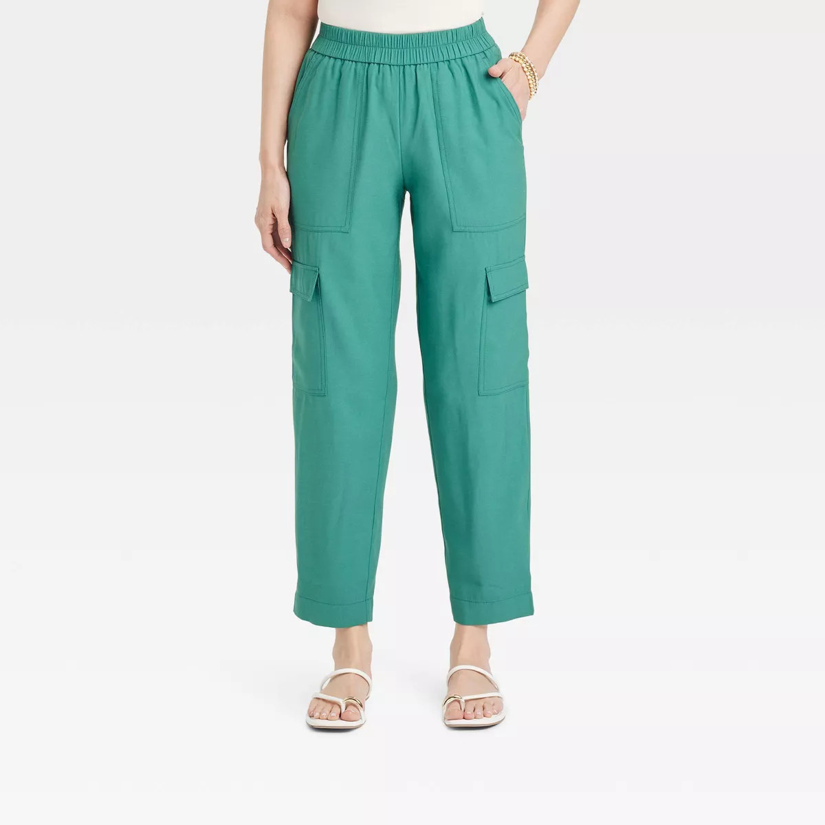 Women's High-Rise Ankle Cargo Pants - A New Day™ | Target