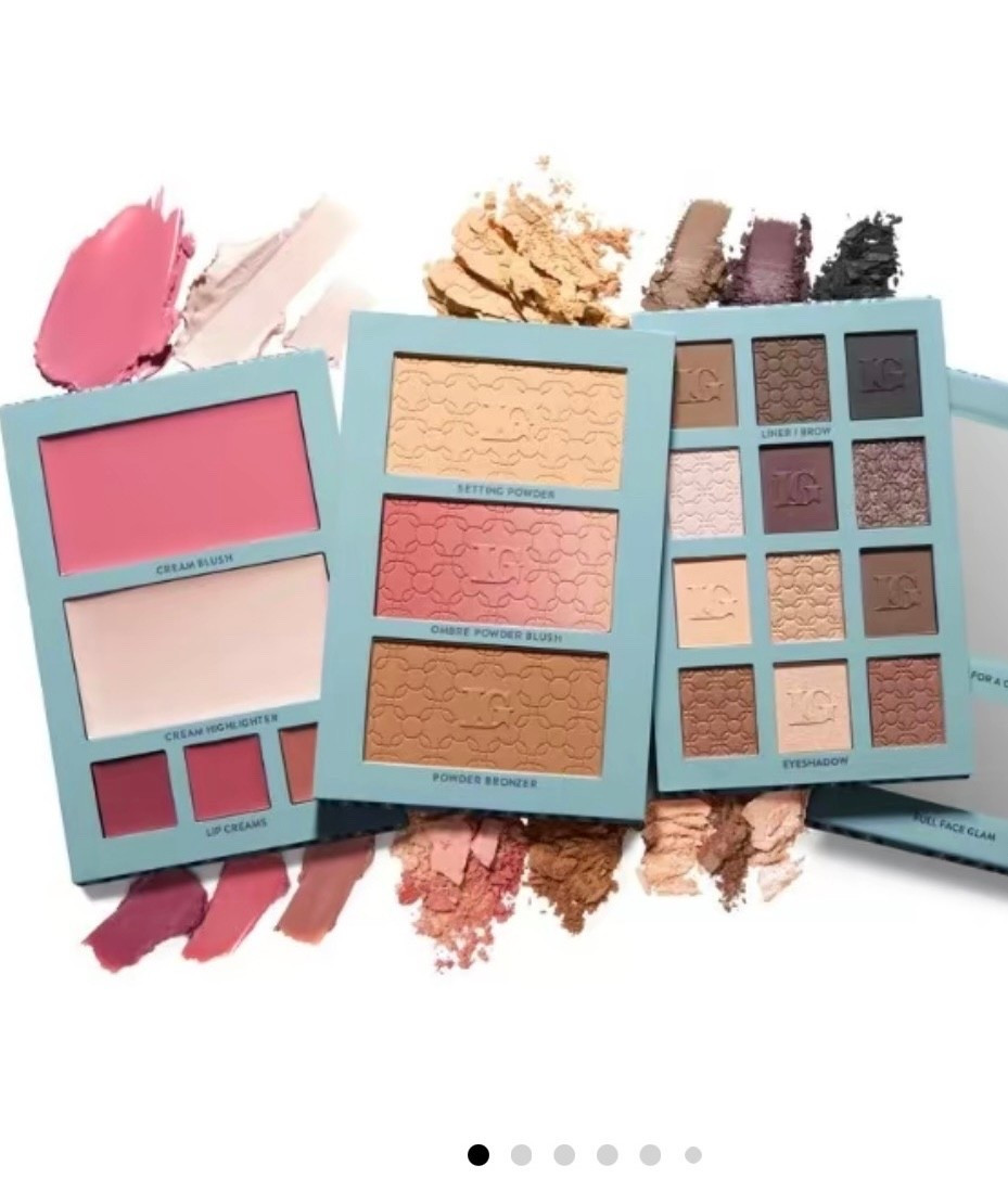 Laura Geller RSVP Ready Full face palette ! 
Has cream blush, powder blush , bronzer , cream hi liter , powder hi liter , 3 lippys , and 12 eyeshadows !! Big value I a great travel book.  

#LTKOver40 #LTKselfcare #LTKBeauty