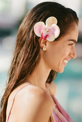 Orchid Flower Hair Pin | Anthropologie (US)