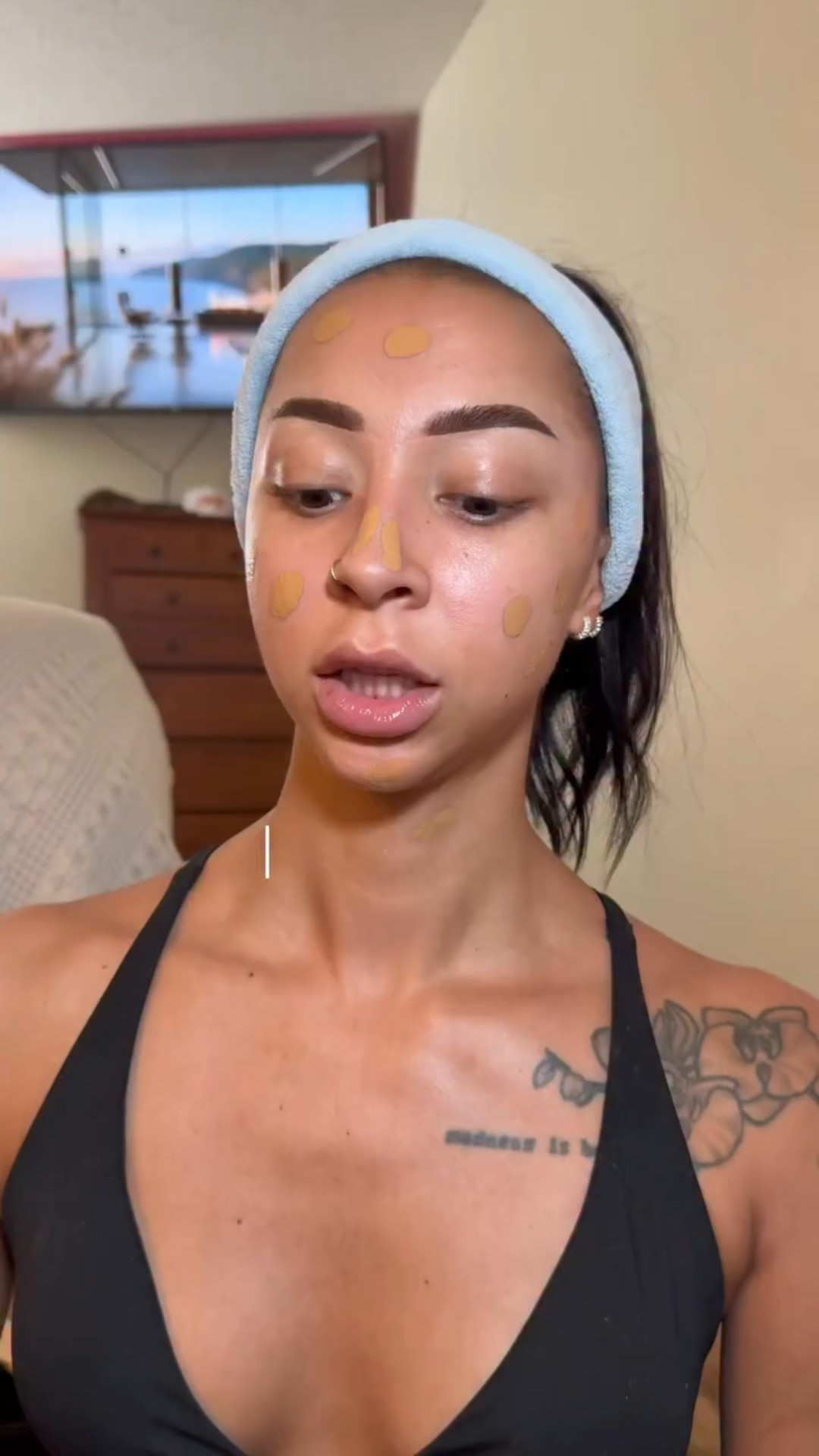 GRWM for EDC Orlando! 🛸☁️🪩 haven’t been to a music festival in 8 years - pray for me 🤧

foundation - @maybelline infallible
concealer & color corrector - @maybelline Rewind
contour / bronzer - @iliabeauty complexion stick
liquid blush - @yslbeauty 
powder - @givenchybeauty prisme

*only doing my base so I can finish the rest when I get to orlando!*

come back for pt. 2 💗🙂‍↔️

#edcorlando #grwmmakeup