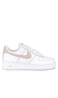 Nike Air Force 1 '07 Sneaker in White, Fossil Stone, & White from Revolve.com | Revolve Clothing (Global)