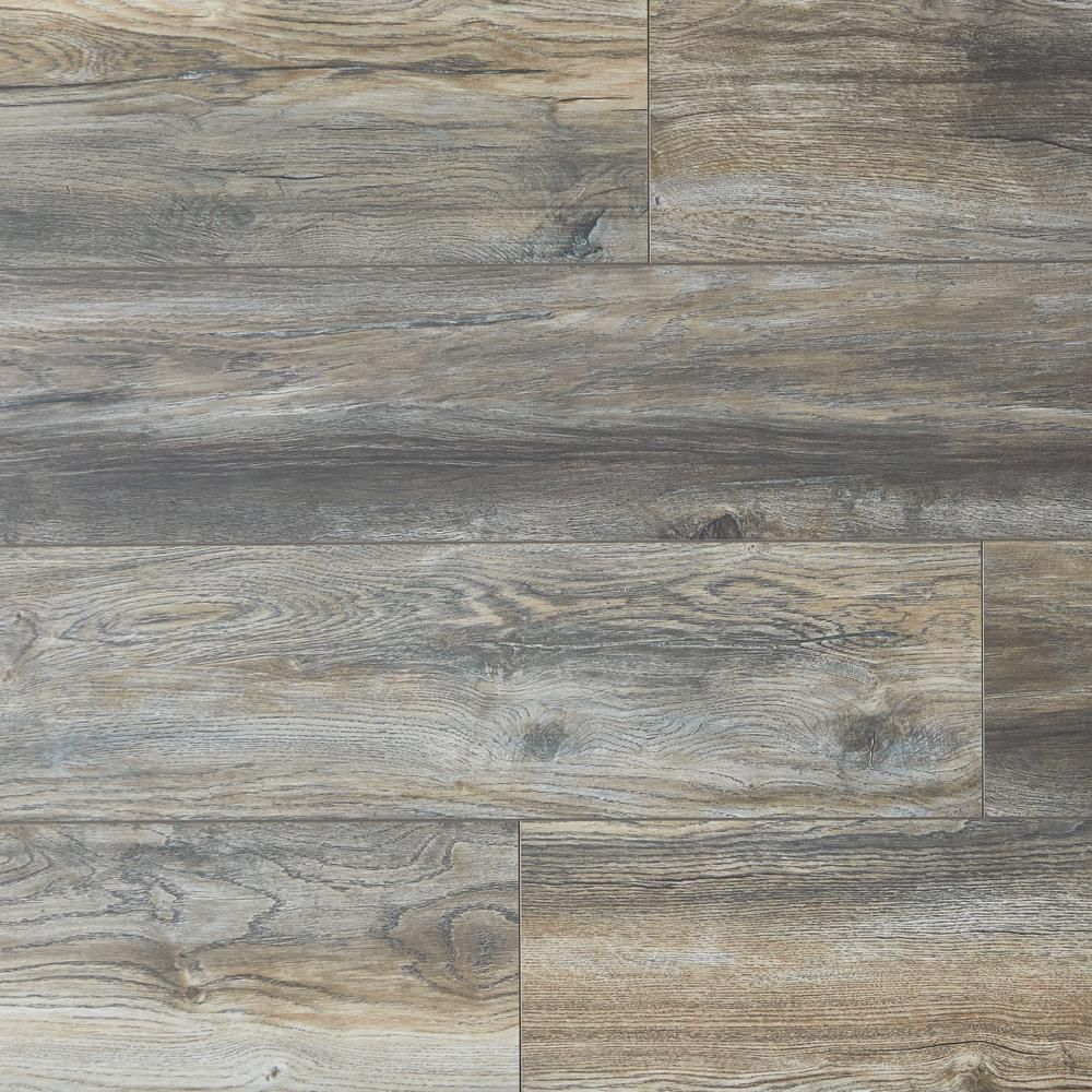 Water Resistant 12mm Montrose Oak 12 mm T x 7-1/2 in. Wide x 50-2/3 in. Length Laminate Flooring ... | The Home Depot
