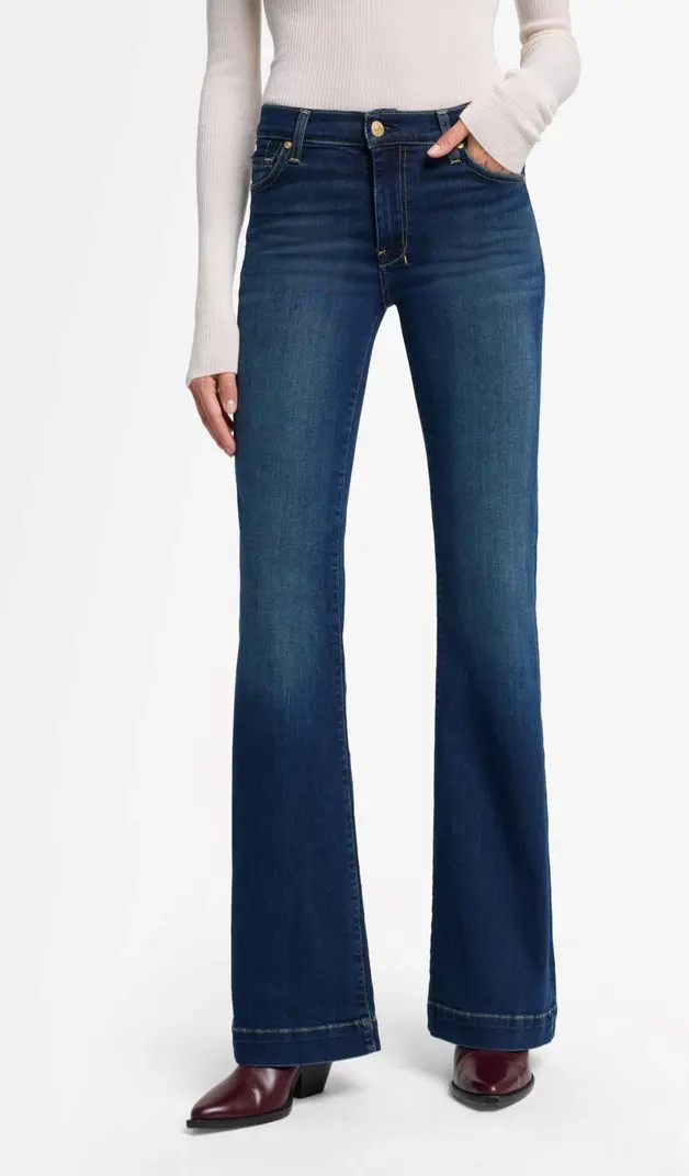7 For All Mankind Dojo Mid Rise Flare Jeans | Nordstrom | Nordstrom