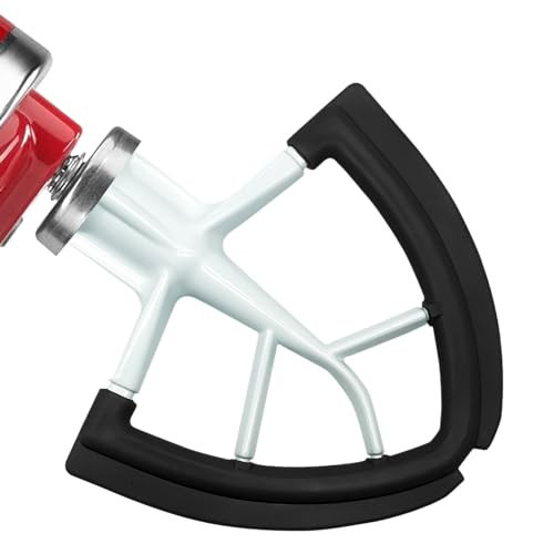Flex Edge Beater for KitchenAid 4.5/5 QT Tilt Head Stand Mixer Fits 4.5-5 Quart Bowls,With Silicone Edges For Kitchen Aid Accessories and Attachments,Black | Amazon (US)