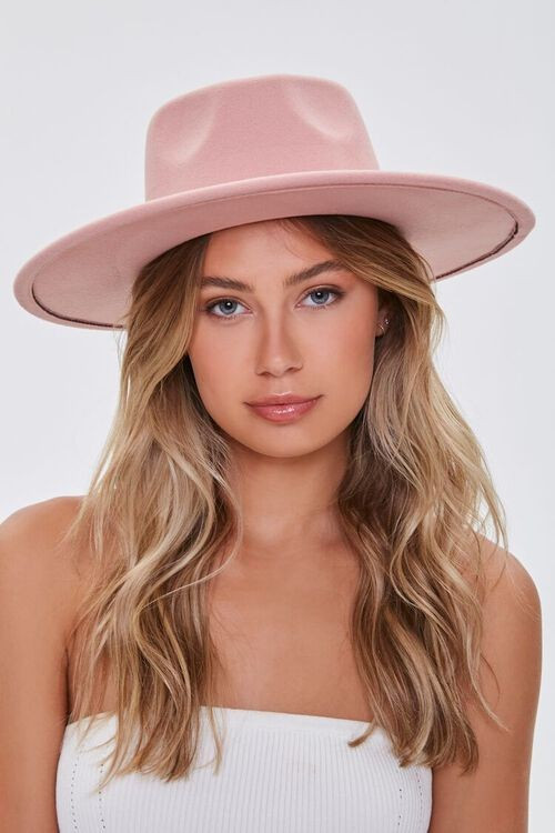Brushed Velvet-Trim Fedora | Forever 21 (US)