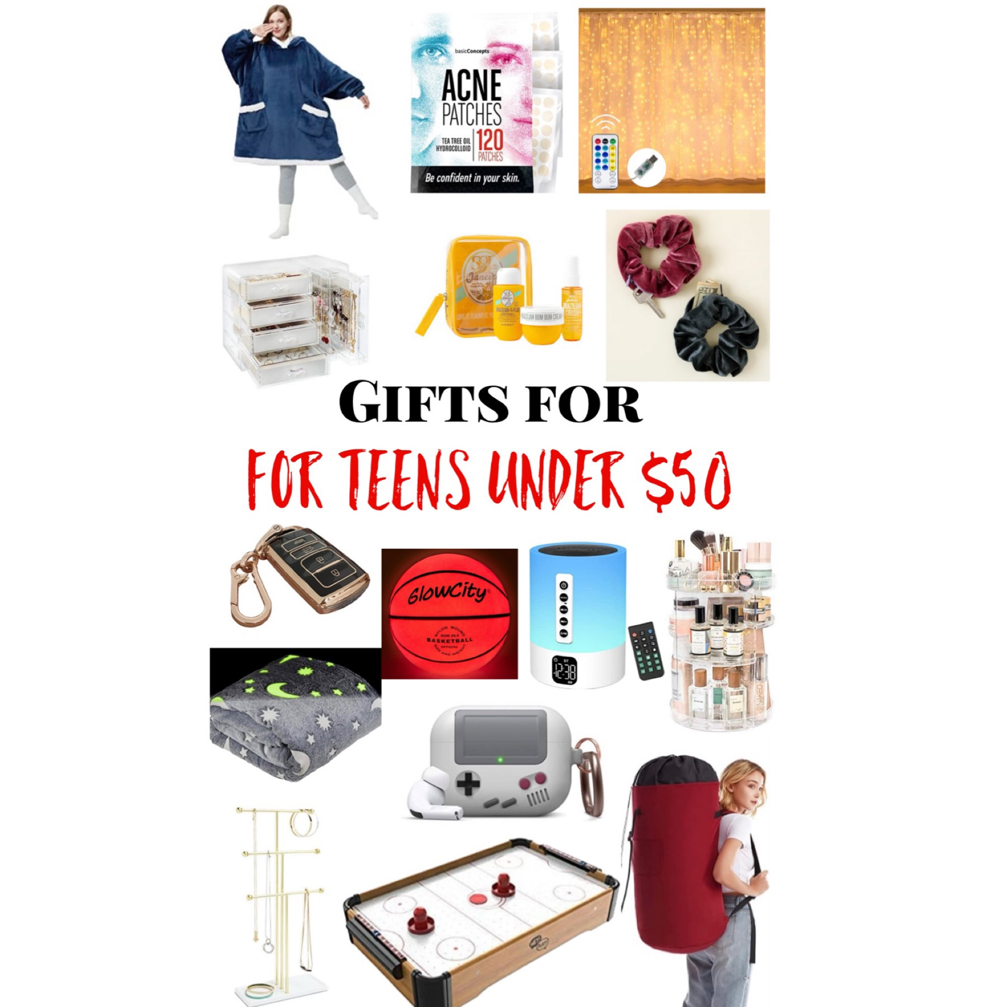 Gift Guide for Teens Under $50!! 
#giftguide #giftguideforteens #giftguideunder50

#LTKHoliday #LTKunder50 #LTKSeasonal