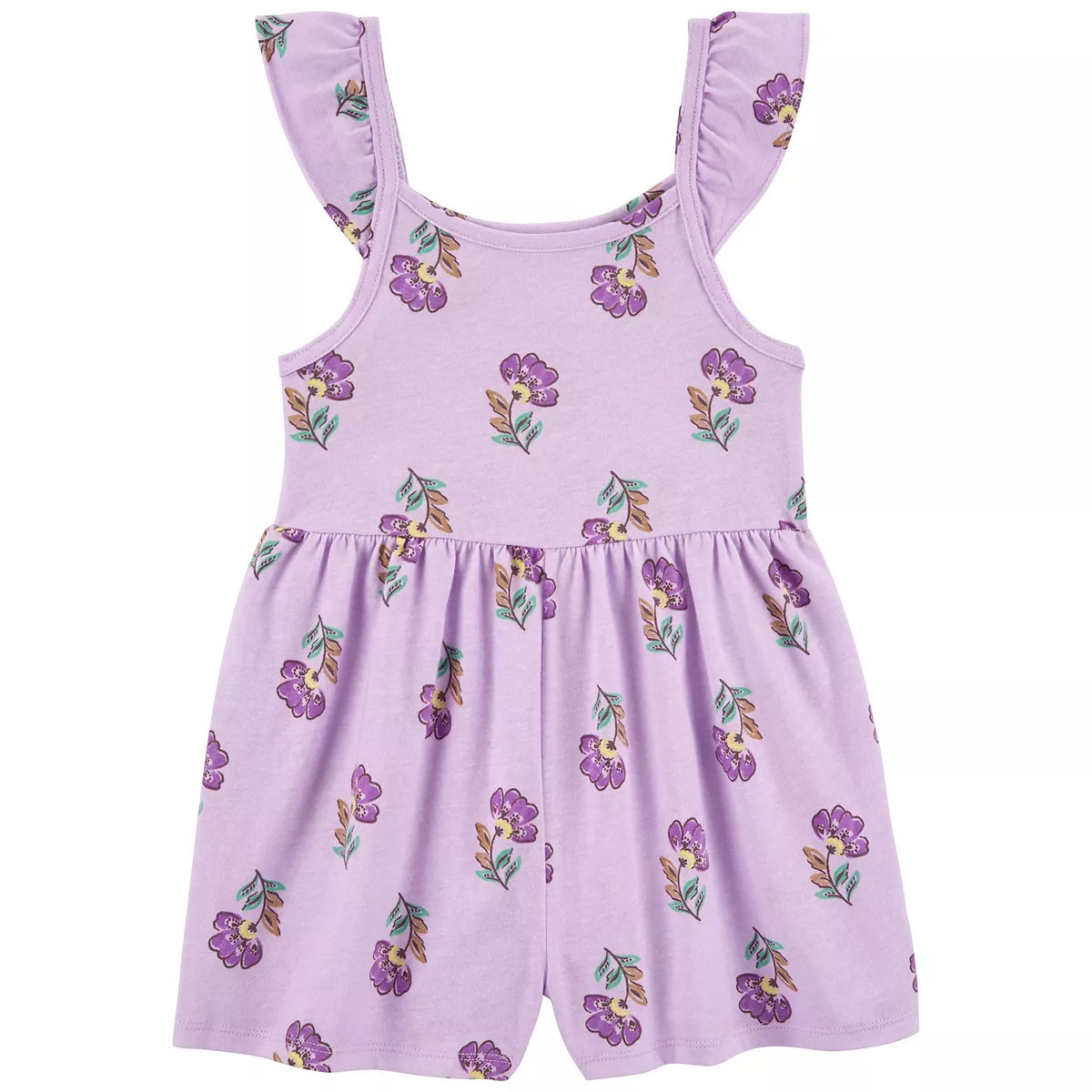 Toddler Girl Carter's Floral Cotton Romper | Kohl's