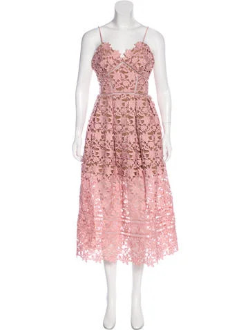 Self-Portrait Azaelea Midi Dress w/ Tags | The Real Real, Inc.