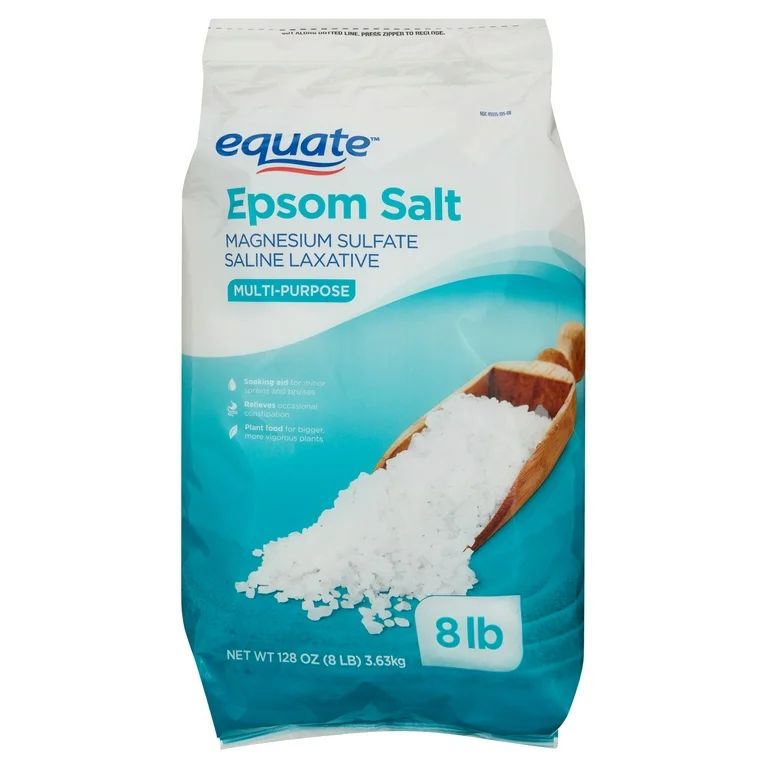 Equate Epsom Salt, Magnesium Sulfate, 128 oz (8lb), Unscented | Walmart (US)