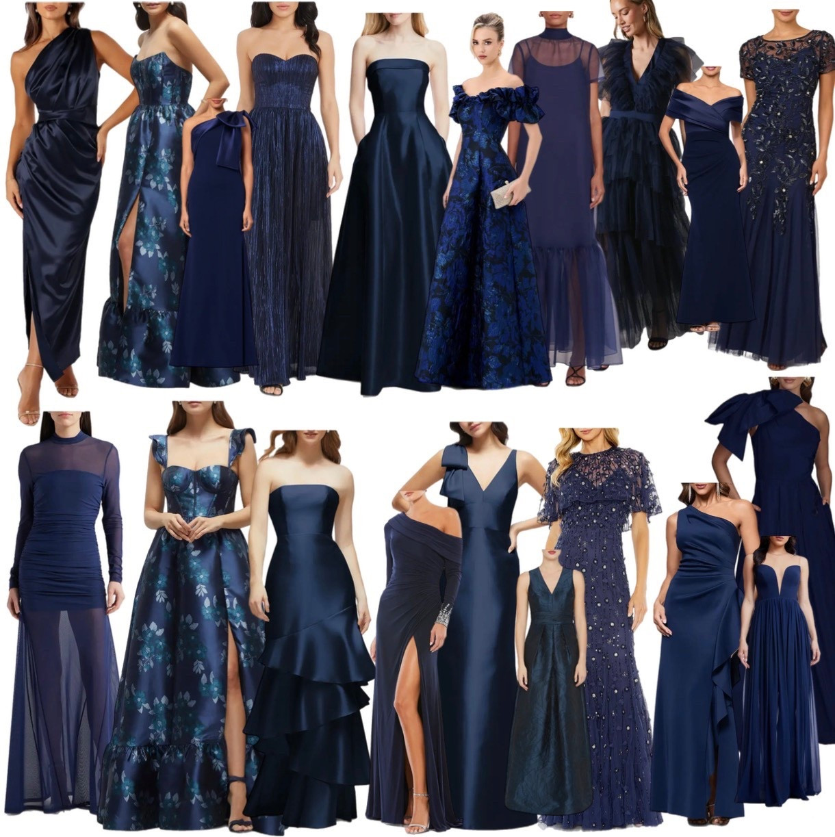 Navy dresses
