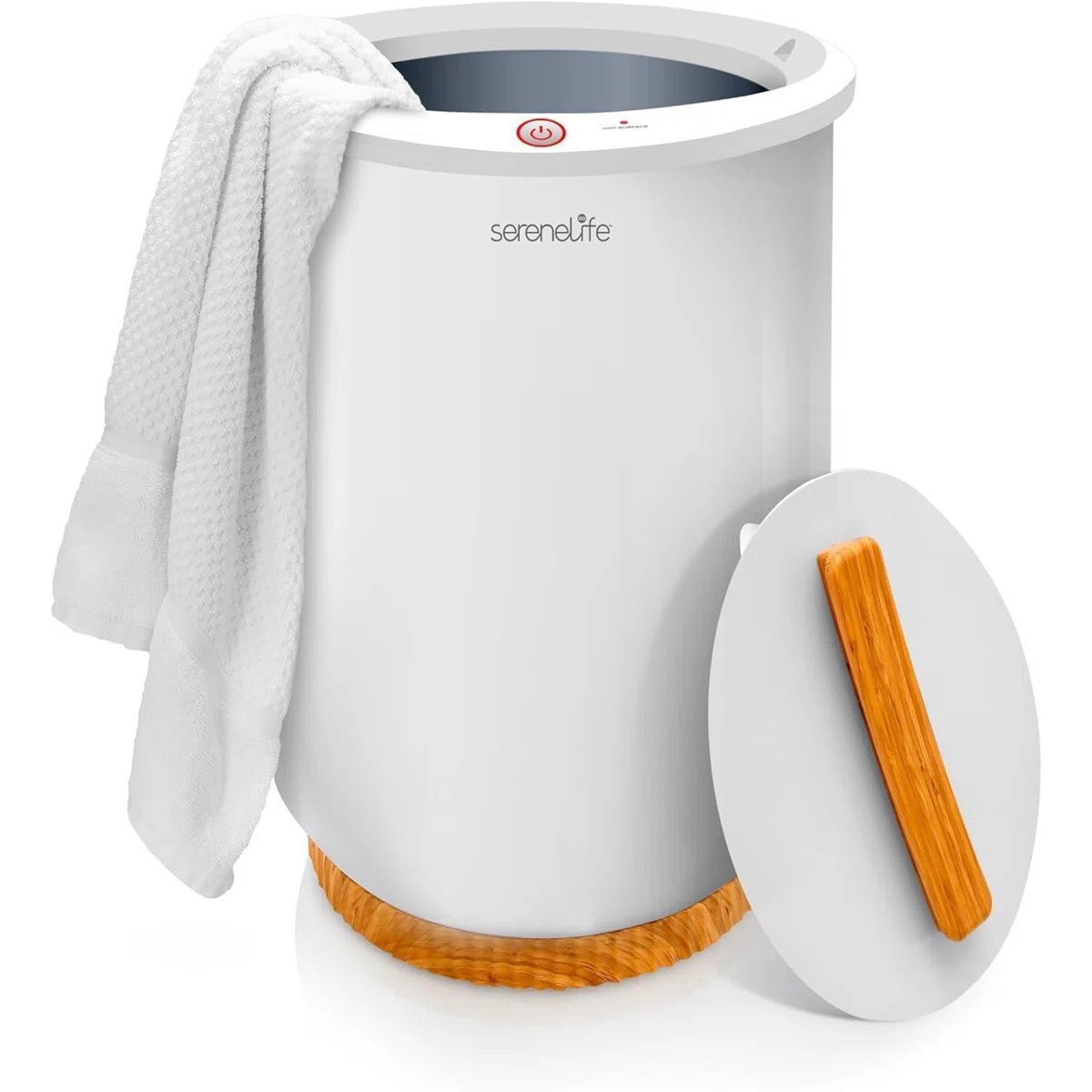 SereneLife Single Touch Towel & Blanket Warmer with Fragrant Disc Holder and LED Ring  SLTLW100 | Wayfair North America