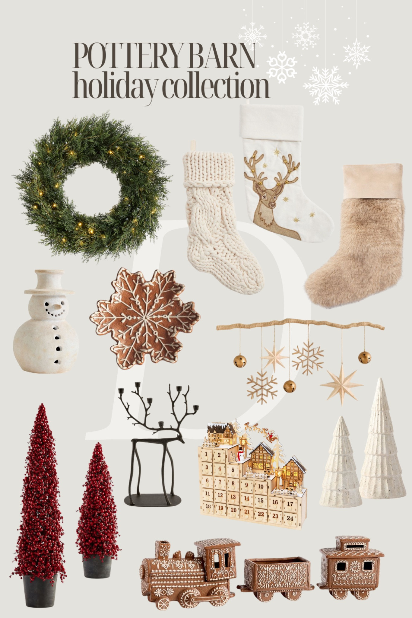 Here are some of our favs from the new holiday collection at Pottery Barn!!  The cutest stockings, beautiful christmas trees and fun advent calendars — check them out!❄️

#potterybarn #christmasdecor #homedecor