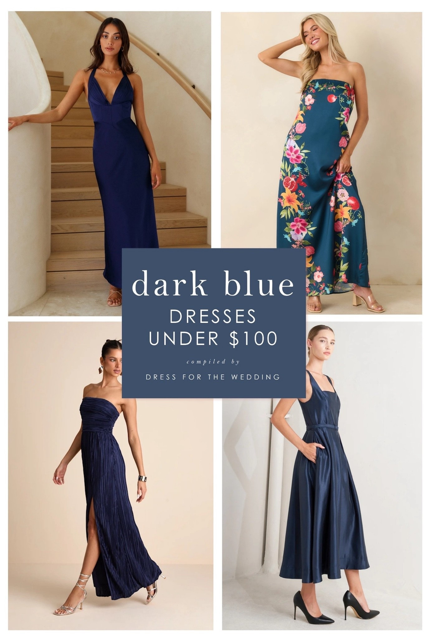 Dark blue dresses for weddings under $100. Affordable navy blue and dark blue dresses for wedding guests and bridesmaids. Blue midi dresses, maxi dresses and formal dress styles. Follow Dress for the Wedding on the LIKEtoKNOW.it shopping app to get the product details for this look and more cute dresses, wedding guest dresses, wedding dresses, and bridal accessories, plus wedding decor and gift ideas!

#LTKootd #LTKWedding #LTKgrwm

#LTKootd #LTKgrwm #LTKWedding