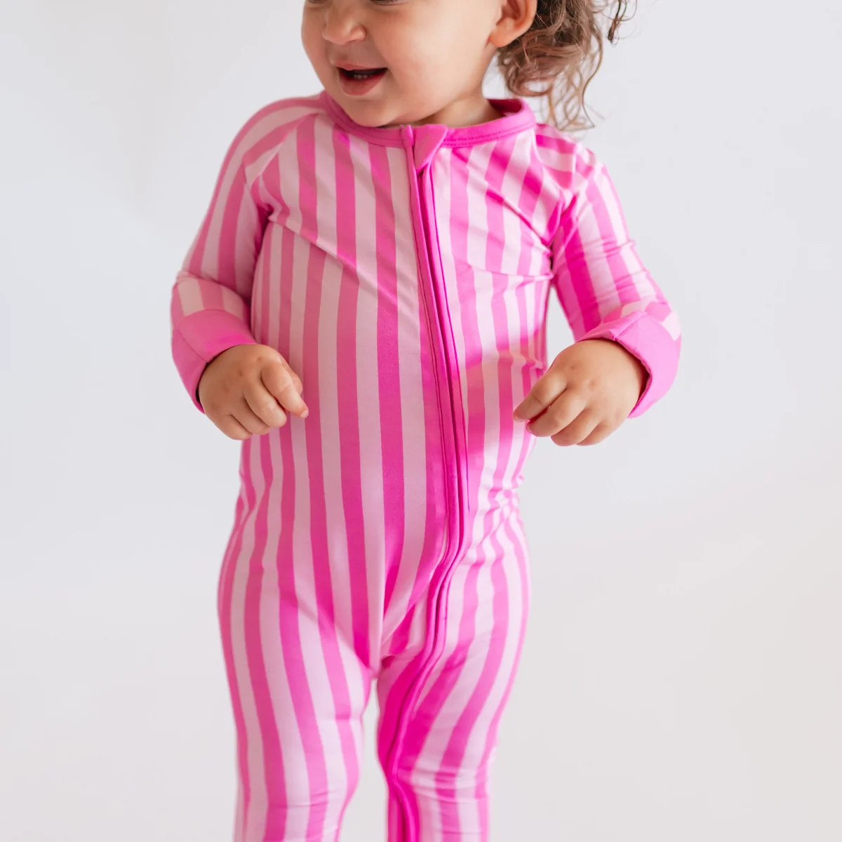 Infant Romper in Pink Paradise | Silks Design