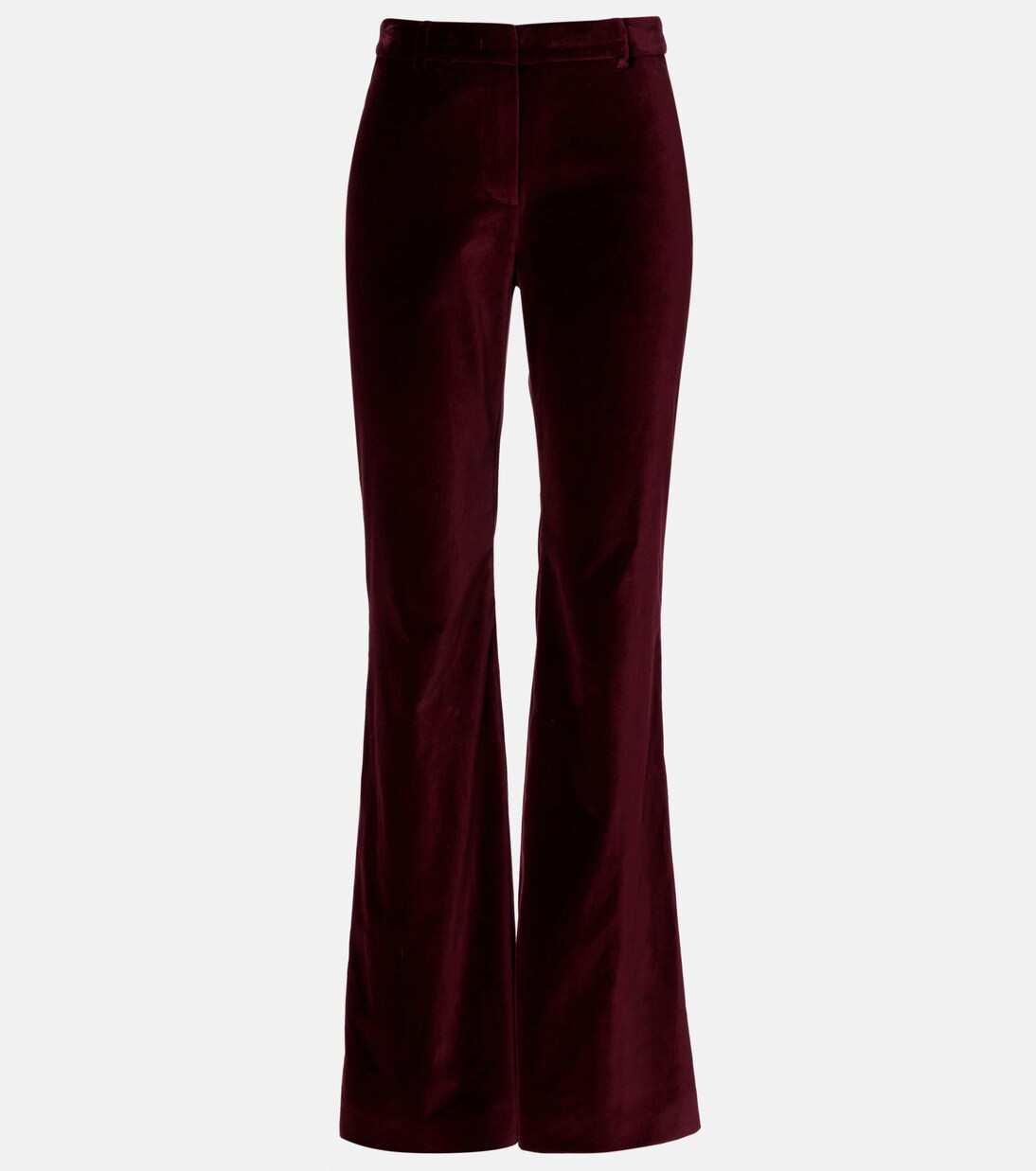 Mid-rise cotton velvet flared pants | Mytheresa (INTL)