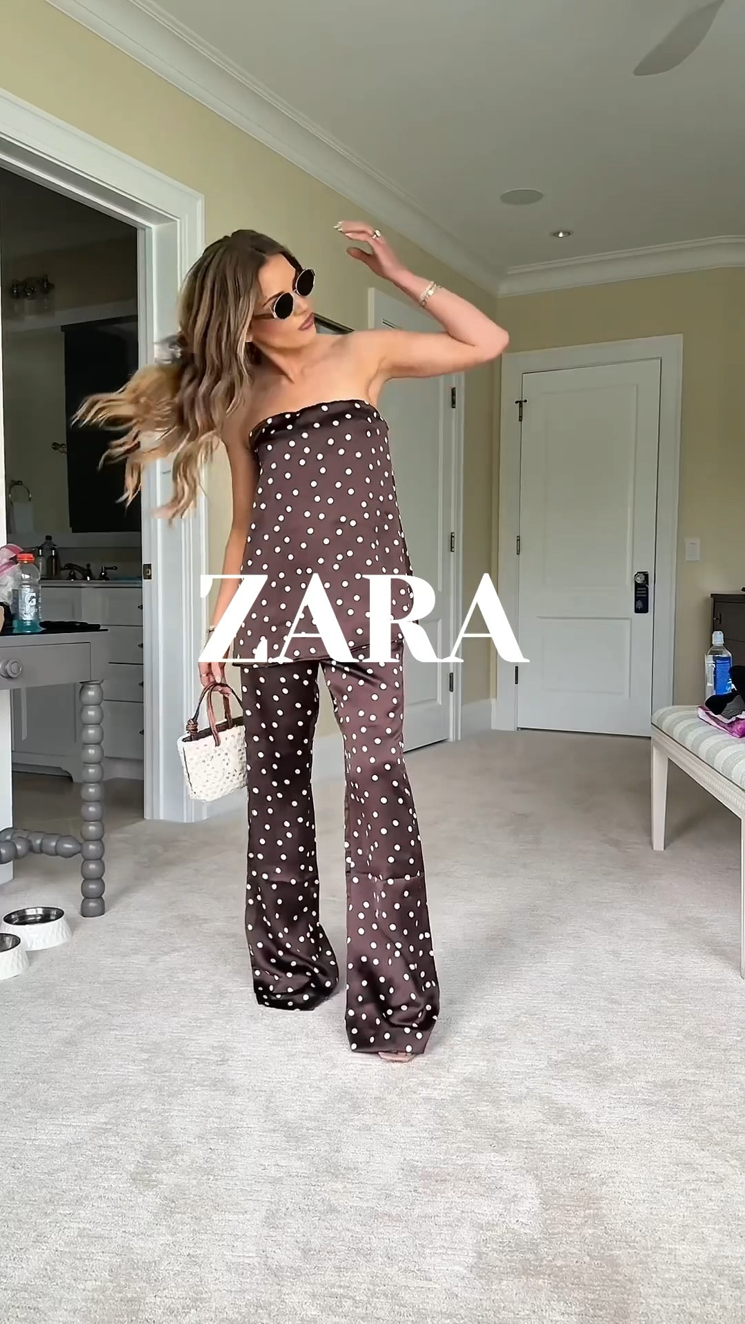 The cutest matching set from Zara! Just pretend the pants are already hemmed. ✨

#LTKFindsUnder100 #LTKStyleTip #LTKSeasonal