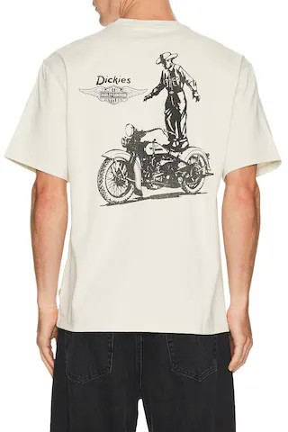 Dickies x Harley Davidson Short Sleeve Tee in Cream | FWRD 