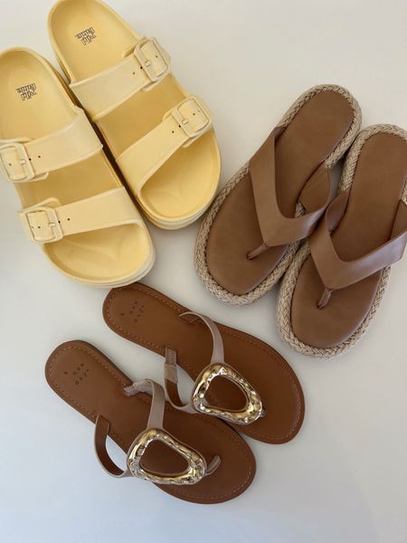 Sandal faves 🙌🏻🙌🏻

Sandals, slides, 

#LTKStyleTip #LTKFindsUnder100 #LTKShoeCrush