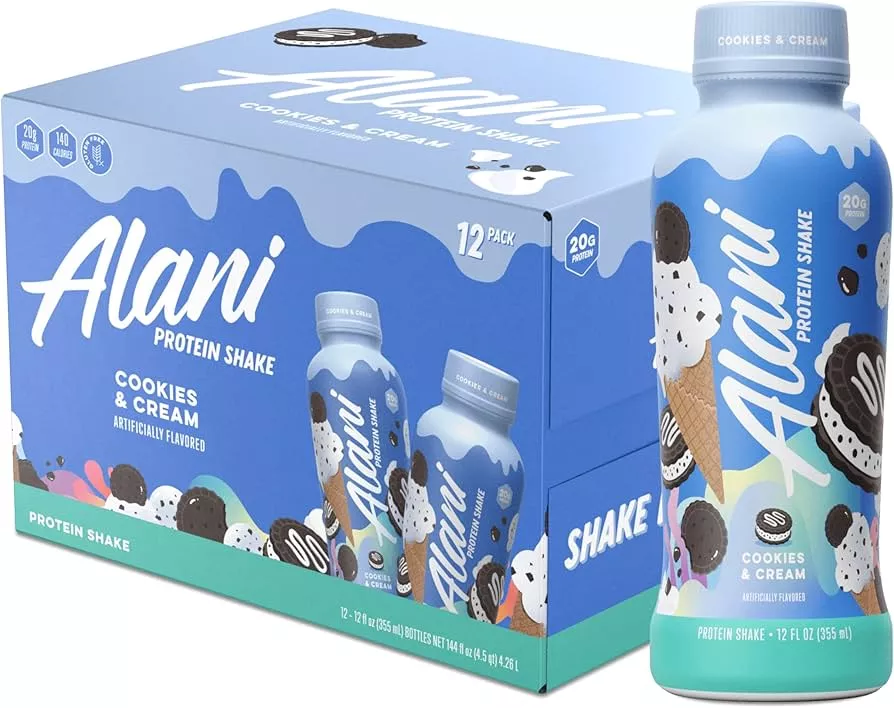 Alani Protein Shakes - Cookies & Cream, 12-pack