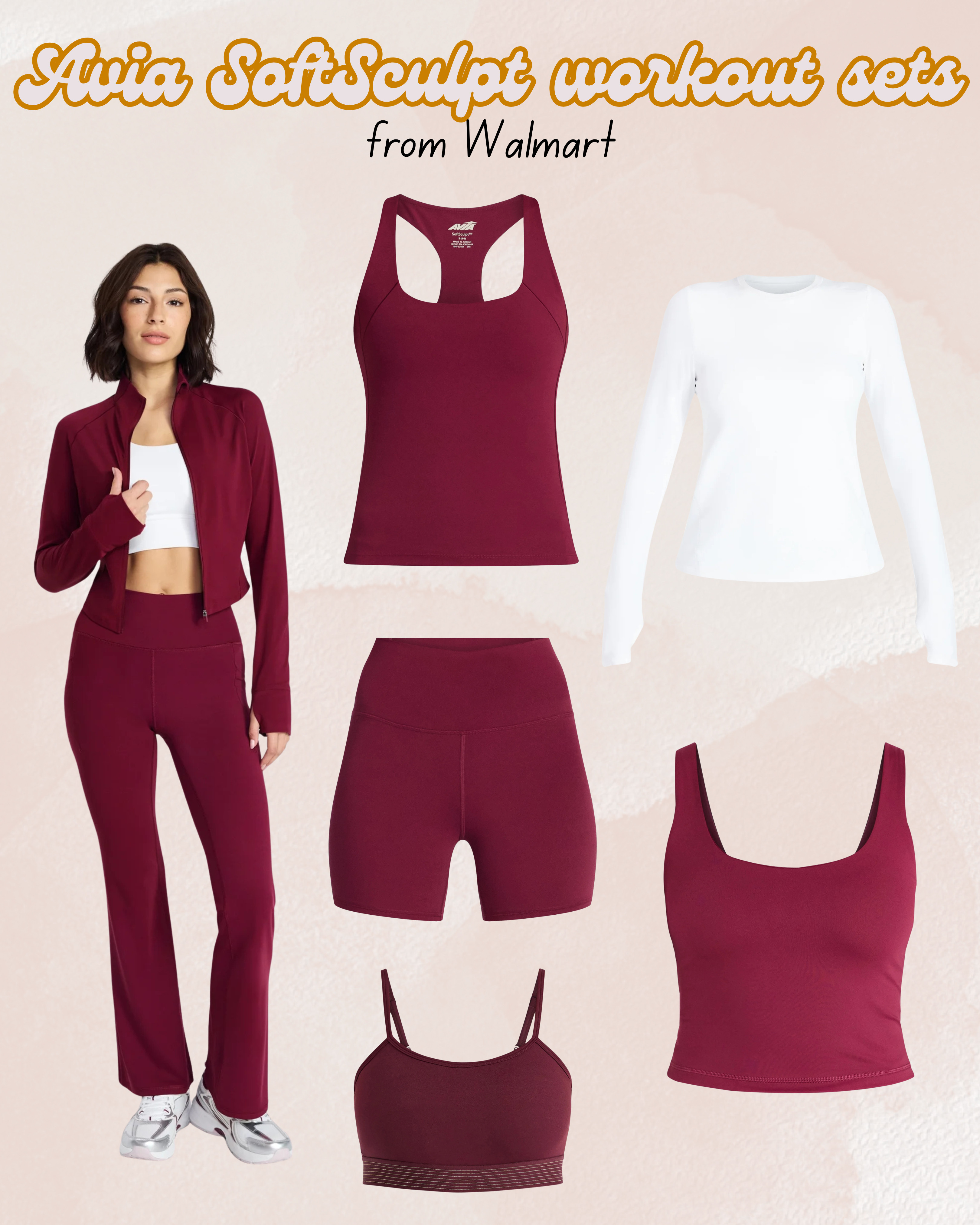 Avia from Walmart has a SoftSculpt line.  They are so soft and buttery.  There are multiple color options and different styles.  The best part is it's affordable.  If you made your new years resolution to get healthy or get back in the gym, you might as well get a cute new workout outfit for the occasion.  

 

#LTKfitnessgoals #LTKselfcare #LTKActive