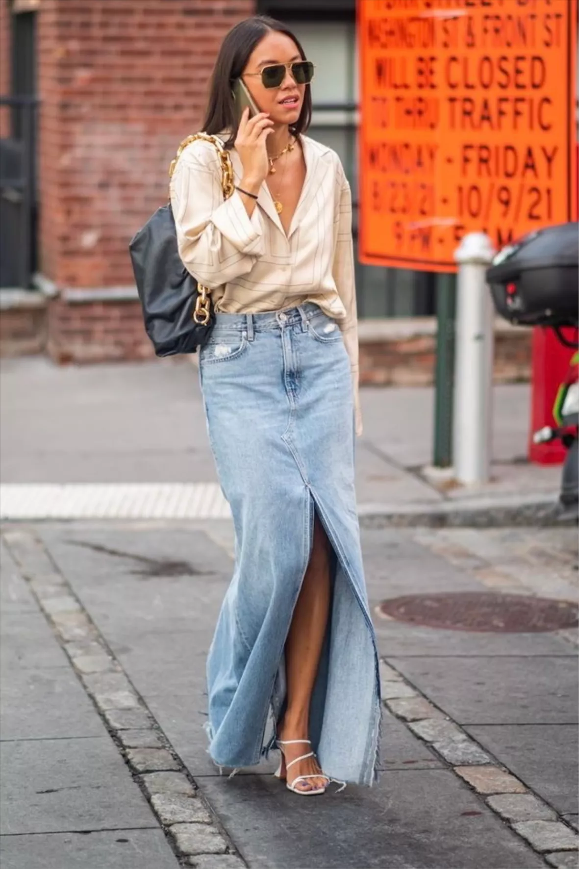The Reformation Skirt That'll Make You Embrace the Denim Maxi Comeback -  Fashionista