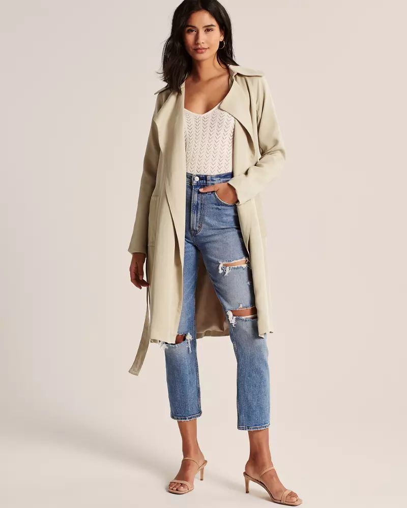 Belted Trench coat | Abercrombie & Fitch (US)