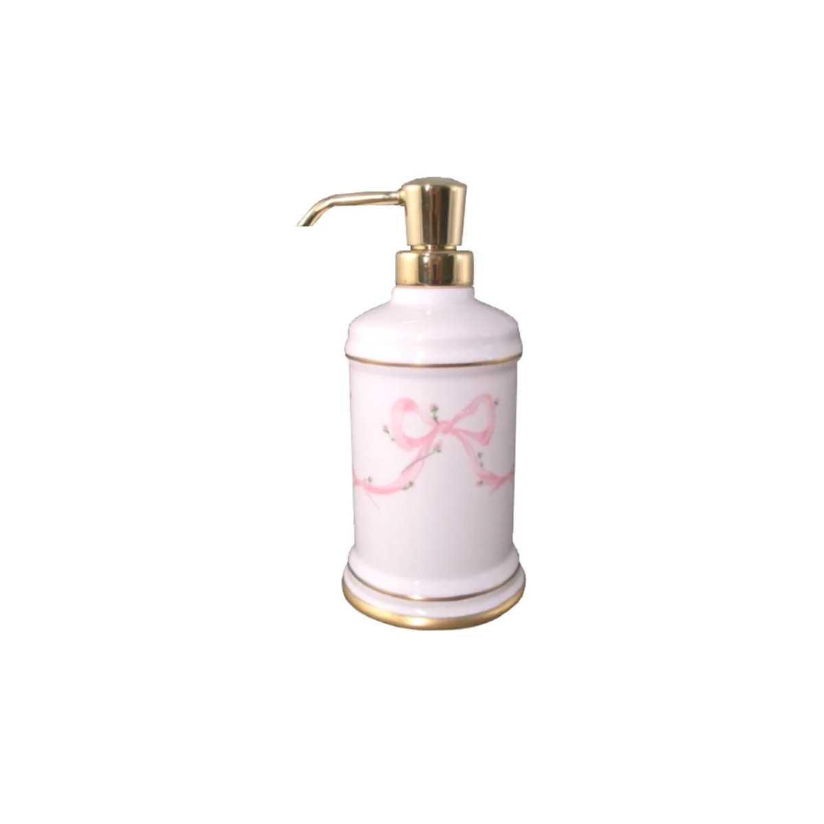 Porcelain Bow Lotion Bottle | Bows & Blue