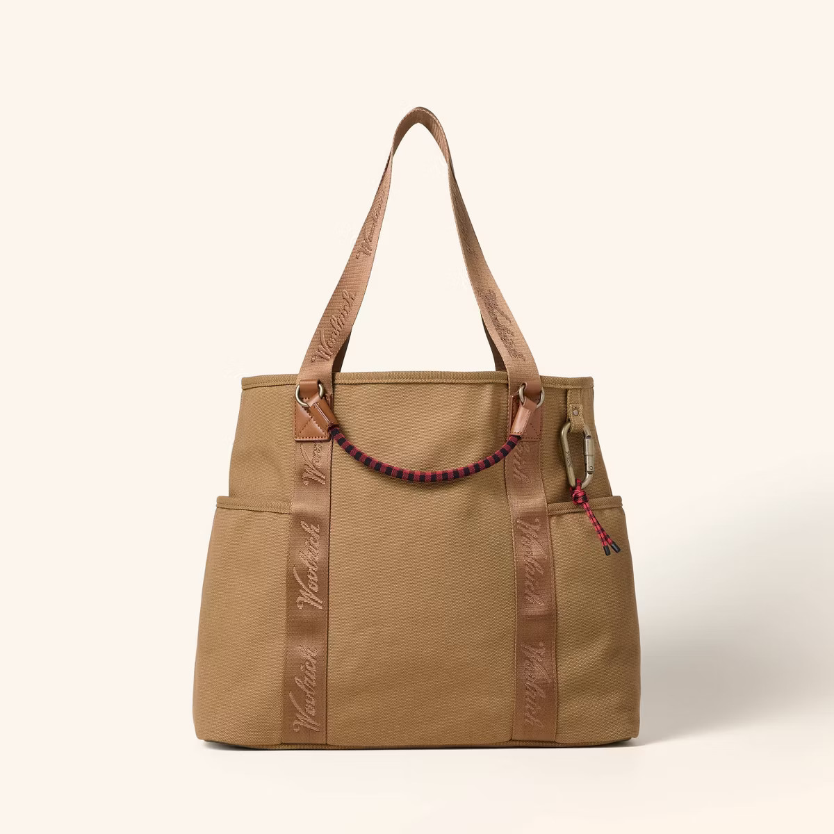 Large Canvas Tote Bag - Woolrich x Target Khaki Brown | Target