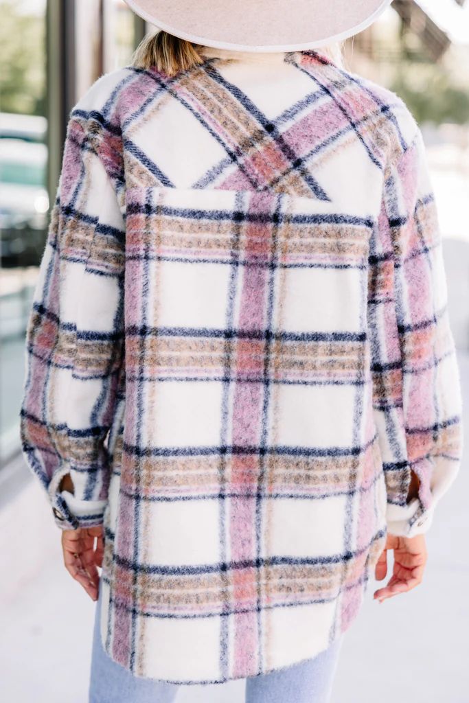 Come Around Pink Plaid Shacket | The Mint Julep Boutique