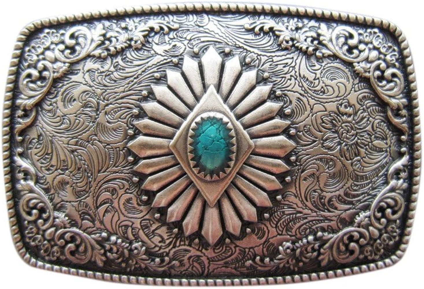 JEAN'S FRIEND Vintage Silver Plated Southwest Belt Buckle for Men also Stock in the US | Amazon (US)