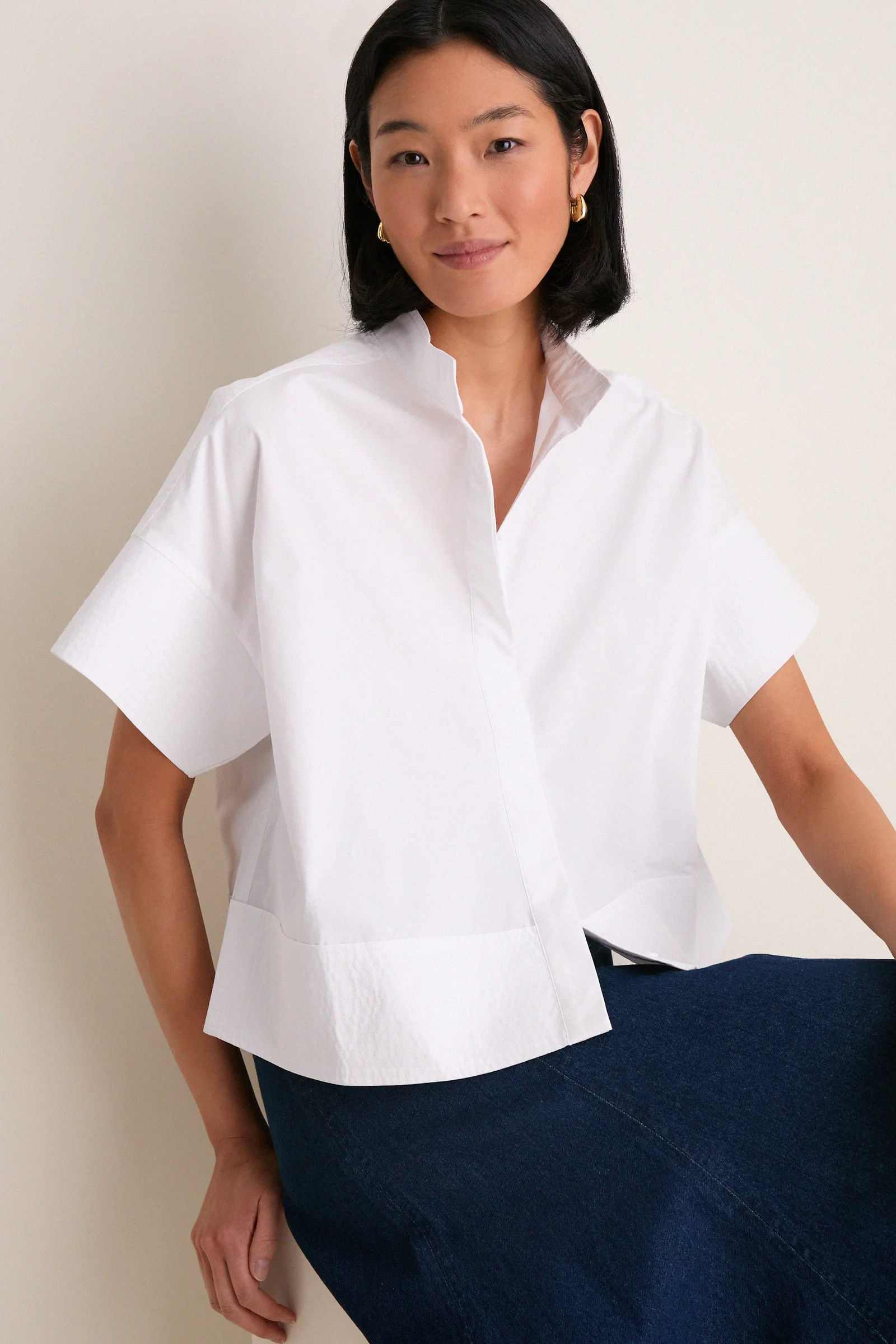 Nantucket Reds Stretch Twill Sofia Stitch Shirt | Tuckernuck (US)