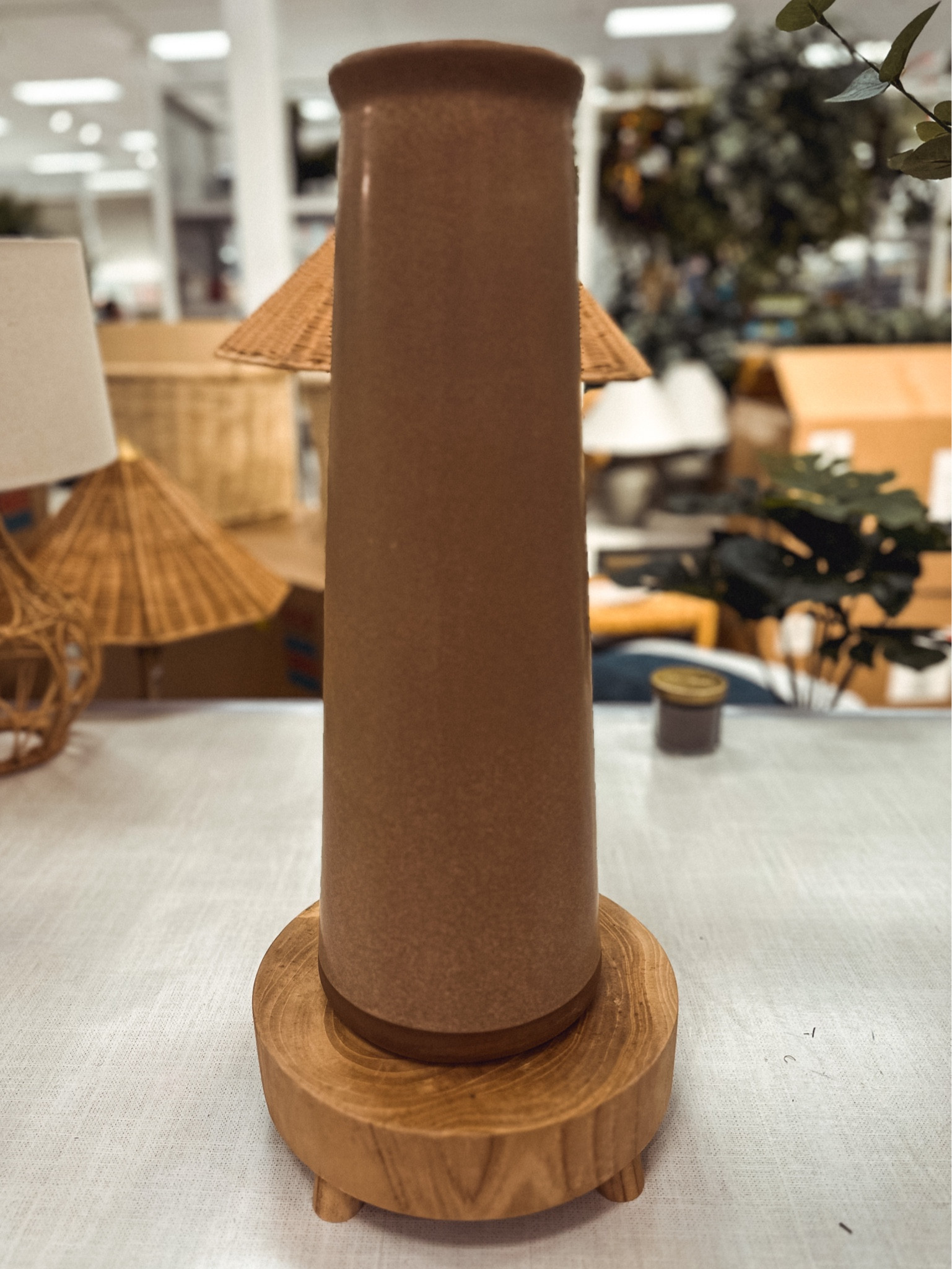 This Large Ceramic Floor vase from Target is the perfect texture and color for a masculine decor style. It has an awesome clay bottom and has some substantial weight to it. Put some tall stems into this thing and place it in a corner or on a dresser. 

#LTKFind #LTKhome #LTKmens
