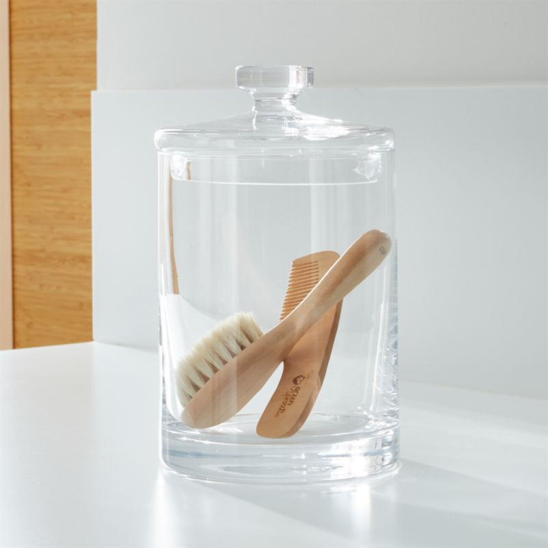 Extra Large Glass Canister + Reviews | Crate & Barrel | Crate & Barrel
