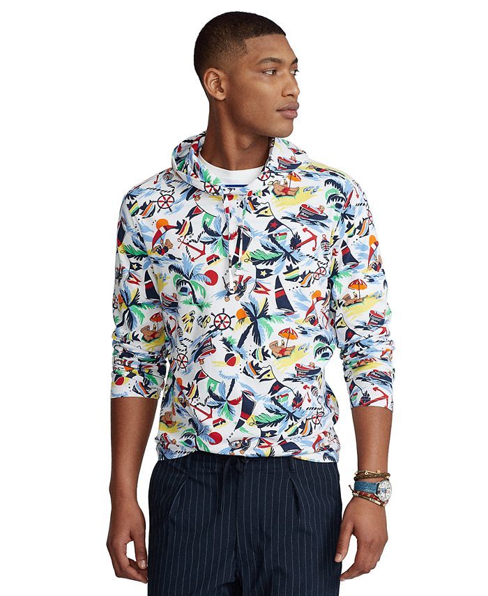 Men's Polo Bear Jersey Hooded T-Shirt | Macys (US)