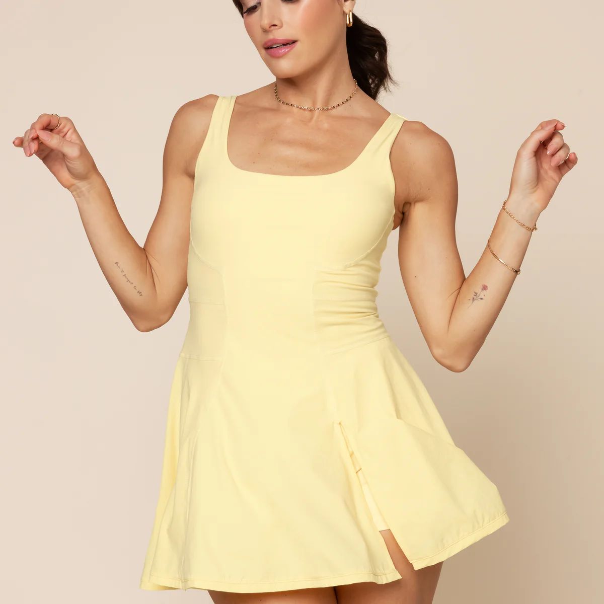 Tie-Breaker Superdress™ - Buttercream | POPFLEX