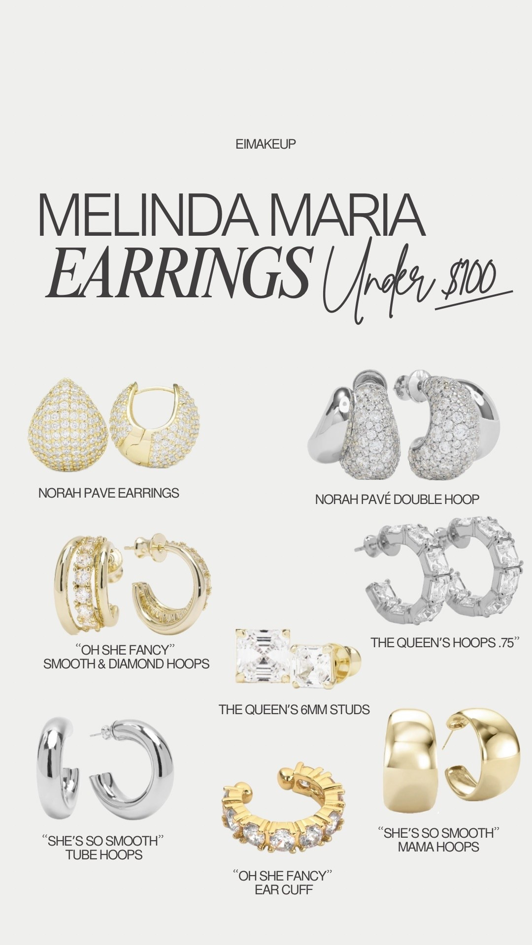 Melinda Maria jewelry delivers a luxe, high-end look at an accessible price, using quality materials like 18k gold plating and high-grade stones that give each piece a polished, elegant finish. The designs feel elevated and stylish without the heavy cost, making them a great choice when you want beautiful, long-lasting jewelry that looks expensive but stays budget-friendly!! 🫶🏽✨

#LTKFindsUnder100 #LTKootd #LTKGiftGuide
