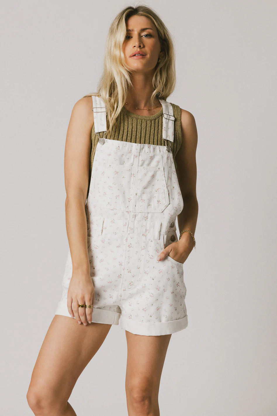 Ricki Floral Denim Overalls | Böhme US
