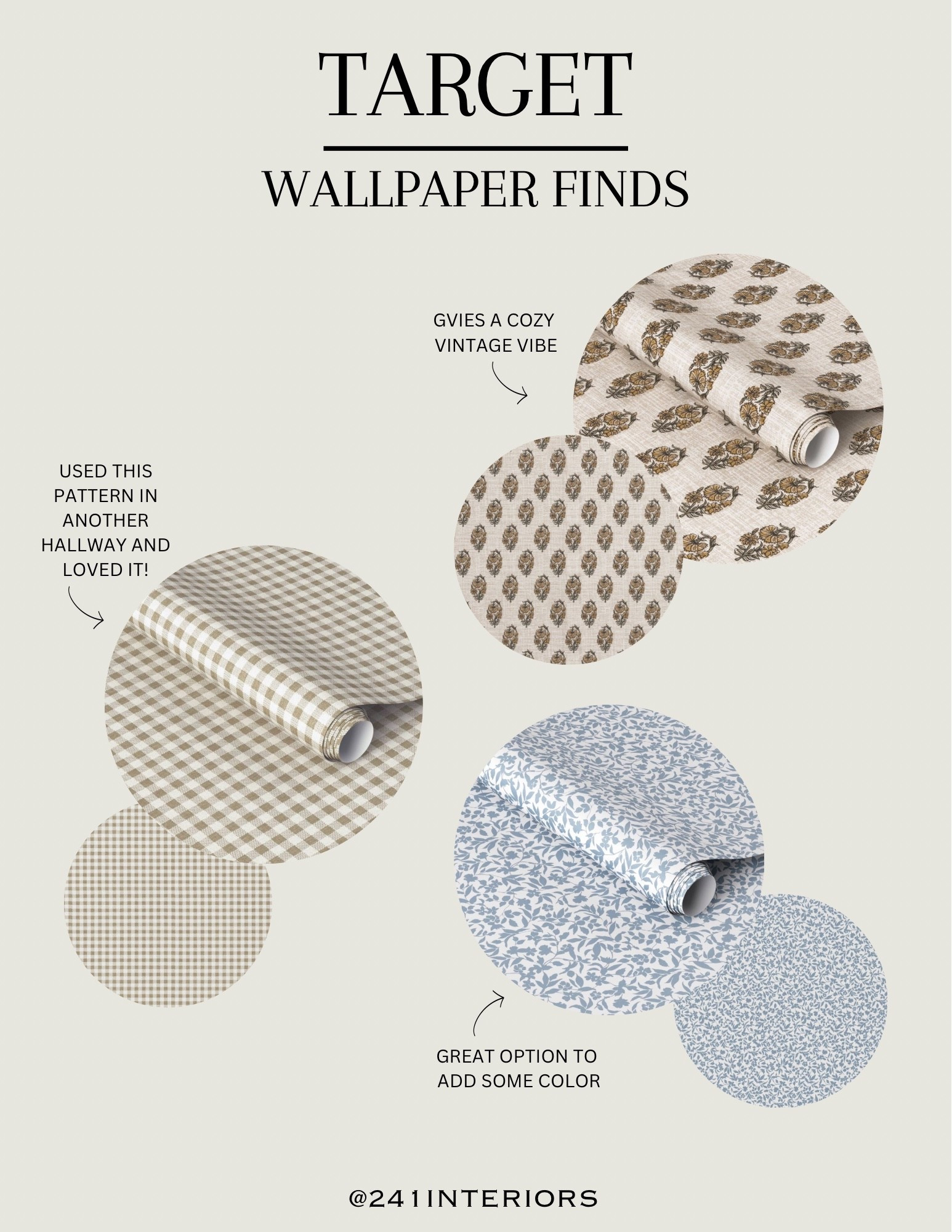 Target Wallpaper Finds

#LTKFindsUnder50 #LTKStyleTip #LTKHome