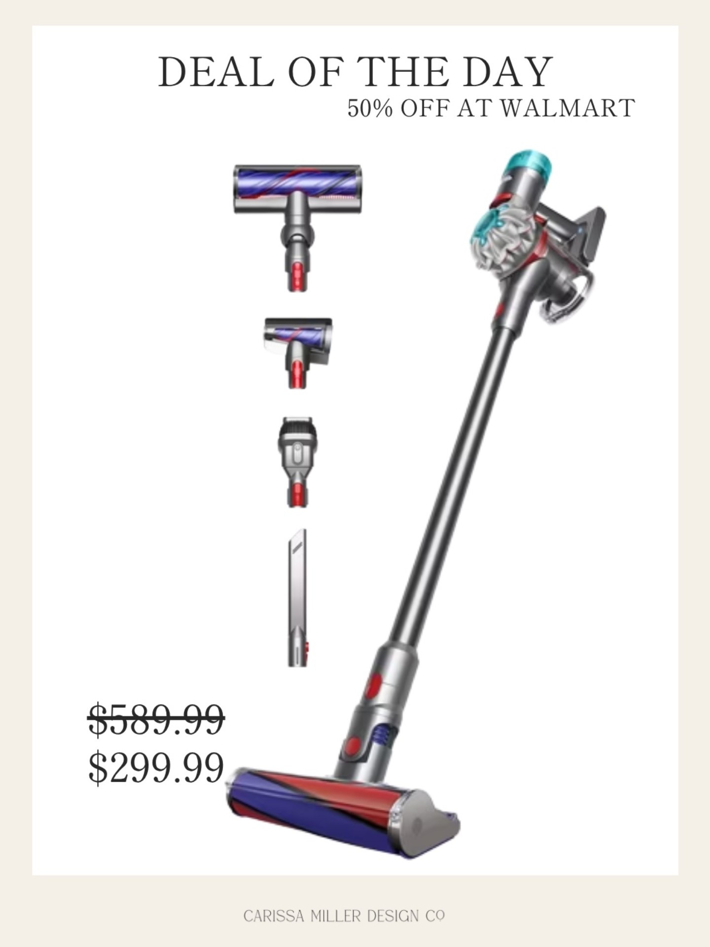 Don’t walk, run! The Dyson Vacuum is 50% off at Walmart right now!