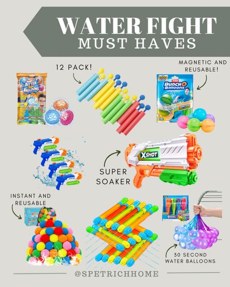 This is probably the best product round up EVER!!! What summer bucket list is complete without a WATER FIGHT!? These water fight must haves are perfect for every water fight! 

#LTKSwim #LTKSeasonal #LTKKids
